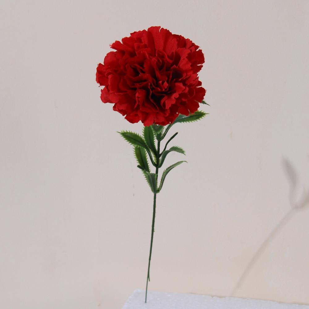 10Pcs Silk Artificial Carnation Pink Red Floral Arrangement Flowers Fake Bouquet Event Decoration
