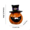 Halloween Pumpkin Decoration Decorative Statue Resin Table Centerpiece Ornament Tabletop for Home