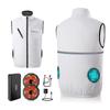 Vest with Work Clothes Released In 2024 with 24V Output Fan and 30000mAh Large Air Flow Can Operate Continuously for Up To 28 Work Clothes with