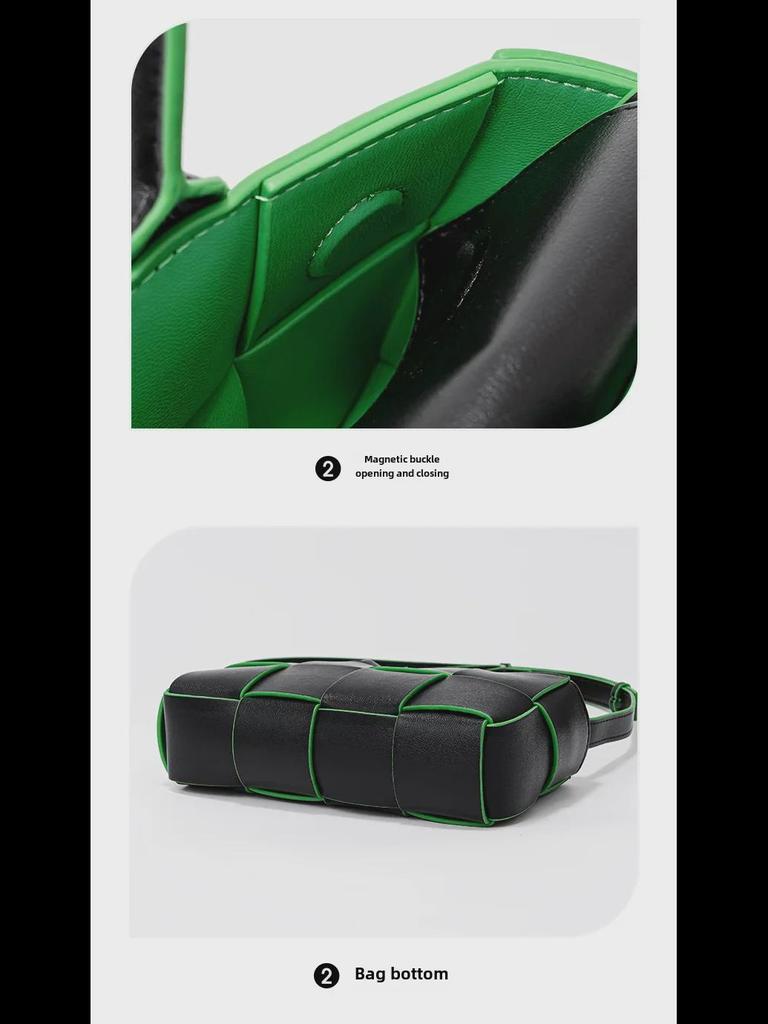 Корейская плетеная сумка из натуральной кожи - стильная, высококачественная сумка через плечо и тоут для женщин