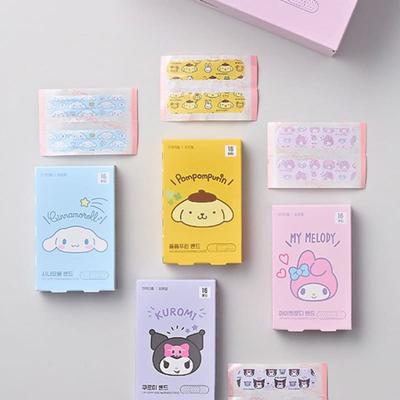 [Atex] Повязка с рисунком Sanrio 16 штук (10 коробок) 4 типа (выберите 1)