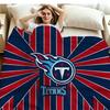 Tennessee Titans Print Flannel Blanket High Quality Warm Comfortable Cover for All Seasons Perfect for Gifts Home Decor