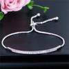 Delicate Crystal Bracelet Stainless Steel Simple Hand Bangle Fashion Rhinestone Bracelet  Gifts