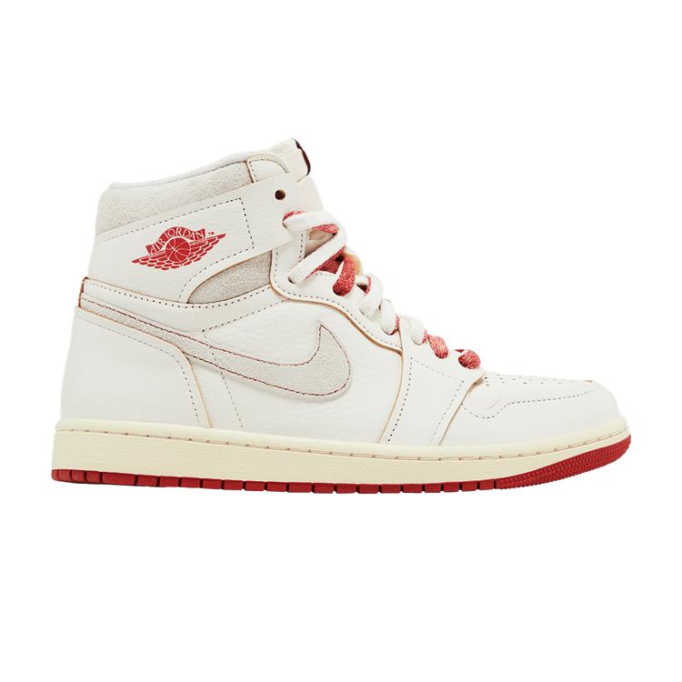 Женские кроссовки Nike Jordan 1 Retro High Rare Air Sail Cinnabar (Женский) Парус/Киноварь/Светлая кость