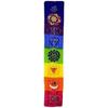 Chakra Rainbow Batik Wall Banner 183x35cm