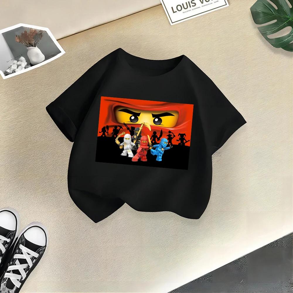 Летняя красивая детская хлопковая футболка Повседневная футболка с круглым вырезом для мальчиков и девочек Stumble Guys игры живая детская одежда