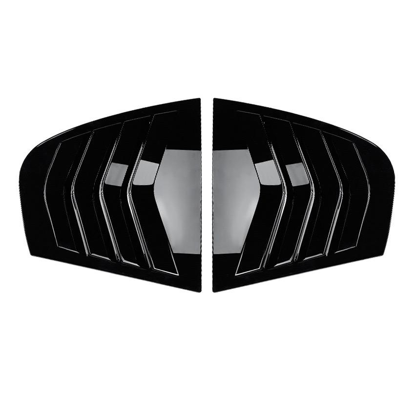 Fit For BMW 3-Series E90 M3 Sedan/Saloon 2005-2011 Rear Side Window Louvers Shutter Cover Trim