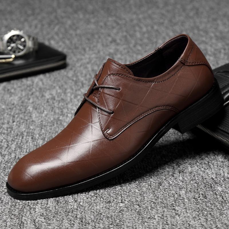 Классические мужские повседневные туфли из натуральной кожи для взрослых, итальянские, формальные, свадебные, социальные, деловые, удобные, офисные, оксфорды