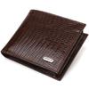 Интересное мужское портмоне из натуральной фактурной кожи CANPELLINI 21785 Коричневый