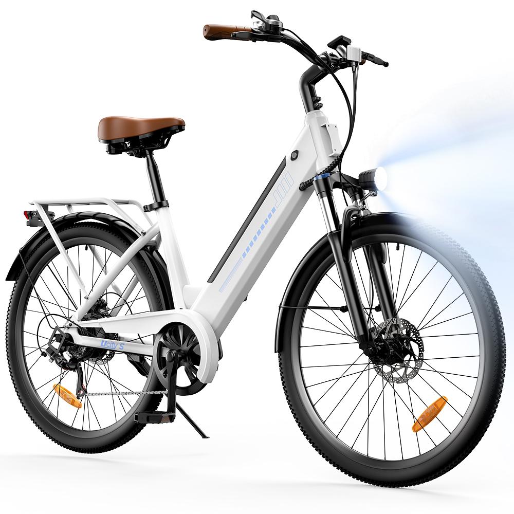 iScooter Ucitys City Commuting Electric Bicycle For Unisex 350W Motor 36V13Ah Battery 120 KG Load 88KM Range Urban E-Bike