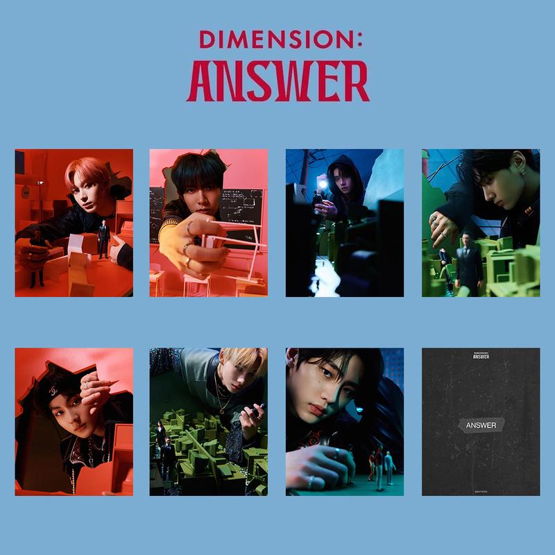 K-POP ENHYPEN DIMENSION ANSWER концептуальная фотокарта для HEESEUNG JAKE JAY JUNGWON NI-KI SUNGHOON SUNOO