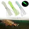 5PCS 10.5CM/8G Lure Bionic Luminous Squid Soft Bait Hollow Tubular Sea Fishing Octopus Bait
