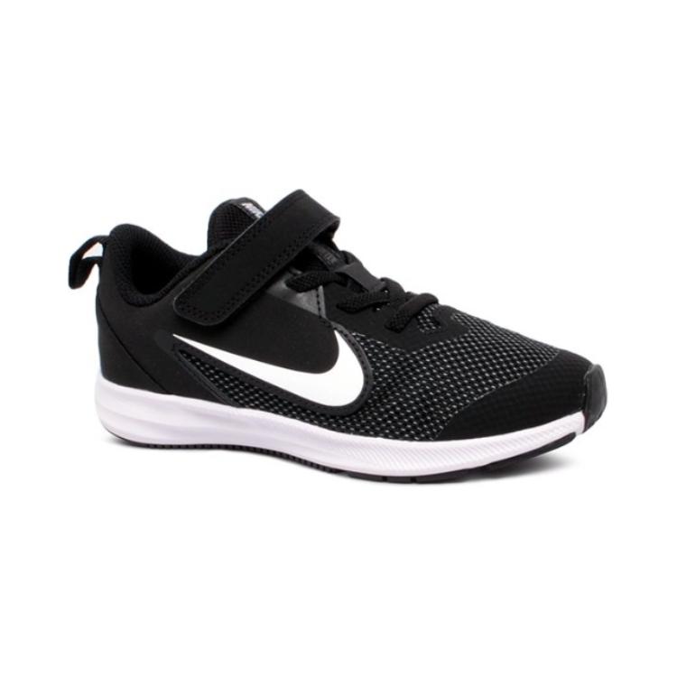 Nike Кроссовки для бега для детей Nike Downshifter 9 Low top Черно-белые Дети в возрасте от 3 до 7 лет AR4138-002