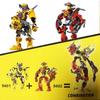 New Hero Factory 5.0 Star Warrior Building Blocks 2IN1 Combined Robot Mech EVO Furno Bulk Bricks Toys For Boys Kids Xmas Gifts