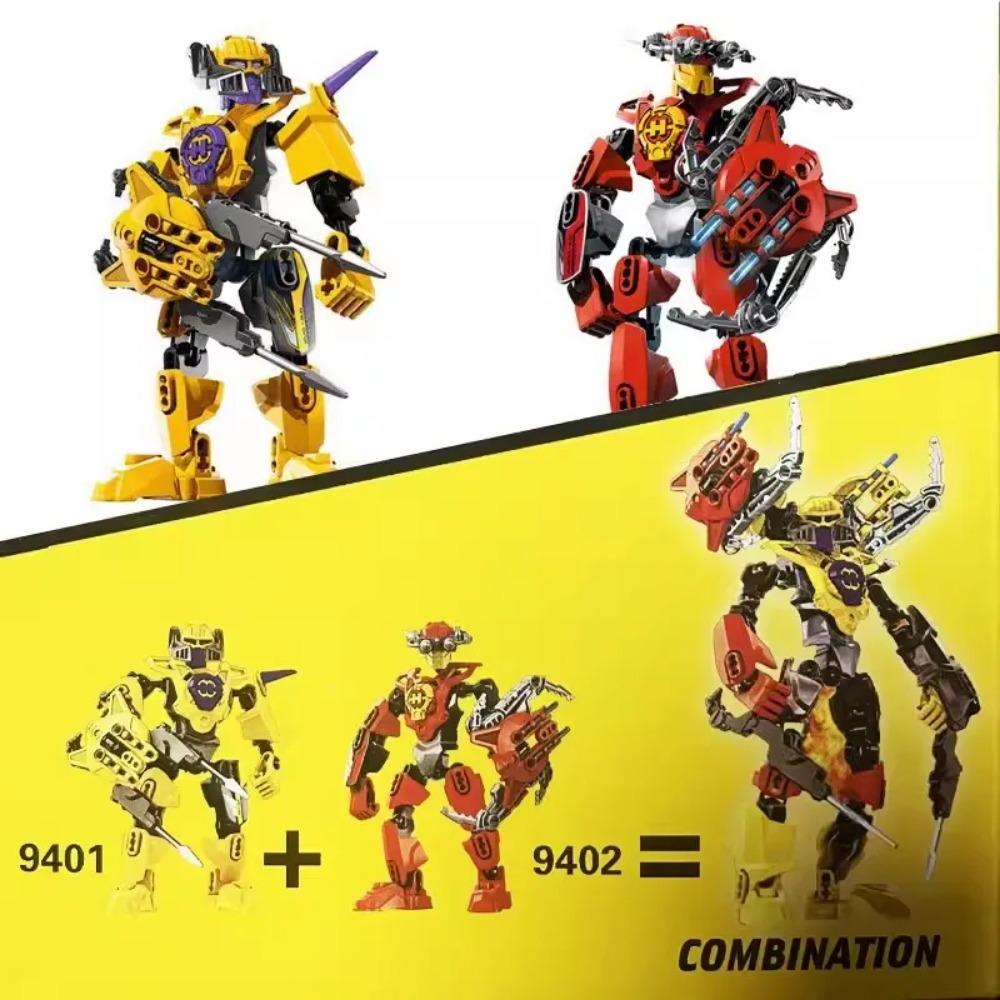New Hero Factory 5.0 Star Warrior Building Blocks 2IN1 Combined Robot Mech EVO Furno Bulk Bricks Toys For Boys Kids Xmas Gifts