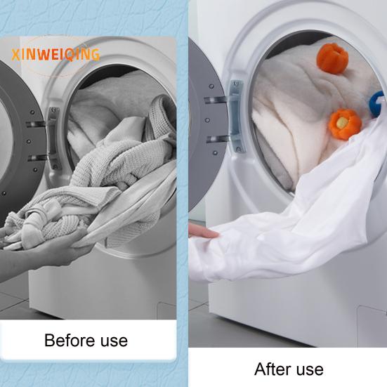 12 шт. шарик для стирки многоразовой одежды для стирки одежды, ловушка для ворса, эффективное средство для удаления волос для стиральной машины