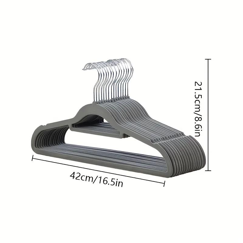 10 штук противоскользящих вешалок из высококачественного бархата, экономящий место органайзер для гардероба для организации специальной домашней одежды на вешалках