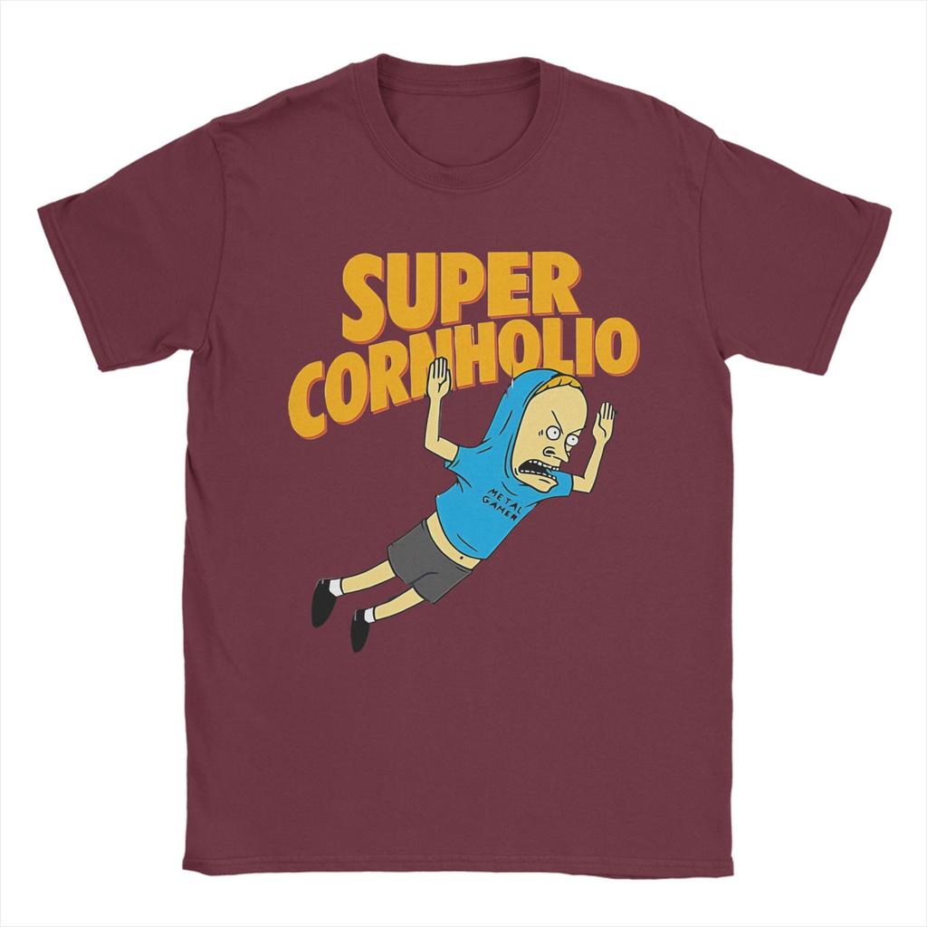 Cornholio Beavis and Butthead TShirt for Men Women Awesome Cotton Tee Shirt Round Neck Short Sleeve T Shirt Gift Idea Tops