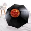Vinyl Record, Music Company themed Eight rib Automatic Folding Umbrella Is Suitable for Both Men and Women, Making It A Perfect Christmas an