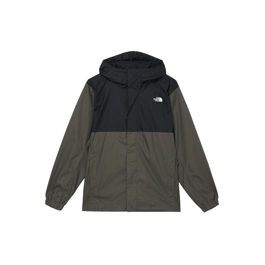 THE NORTH FACE Outdoor Hiking Waterproof, Windproof, And Breathable Windbreaker Jacket Men's Green NF0A86RK-21L