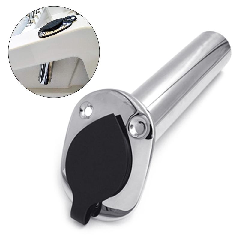 Держатель для удочек для рыбалки на лодке с ПВХ-крышкой, складной держатель для удочек на 15/30/90 градусов для лодки, яхты