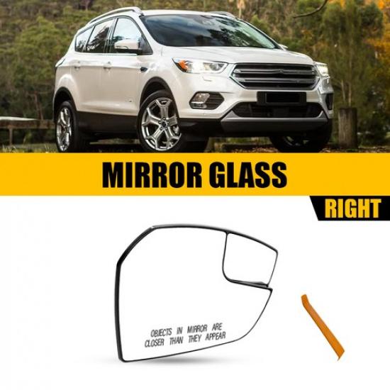 Необогреваемое зеркальное стекло двери для Ford Escape 2017-19, сторона водителя и пассажира, 2 шт.