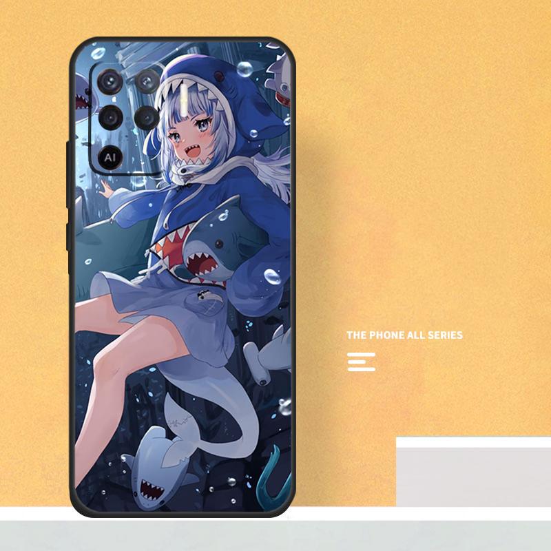 Anime Hololive Gawr Gura Case For Oppo A80 A60 A40 A6 A5 Pro A15 A16 A17 A57 A94 A74 A54 A76 A96 A18 A38 A58 A78 A98