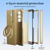 For Samsung Galaxy Z Fold8 Ultra 7 360° Hardware Rotating Bracket Hinge Protection Case Tempered Glass Film Shockproof TPU Cover