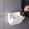Qtip Holder Wall Mount, Cotton Swab Storage Box, for Cotton Balls,Cotton Swabs,Q-Tips,Cotton Rounds,Makeup Pads Storage Canister