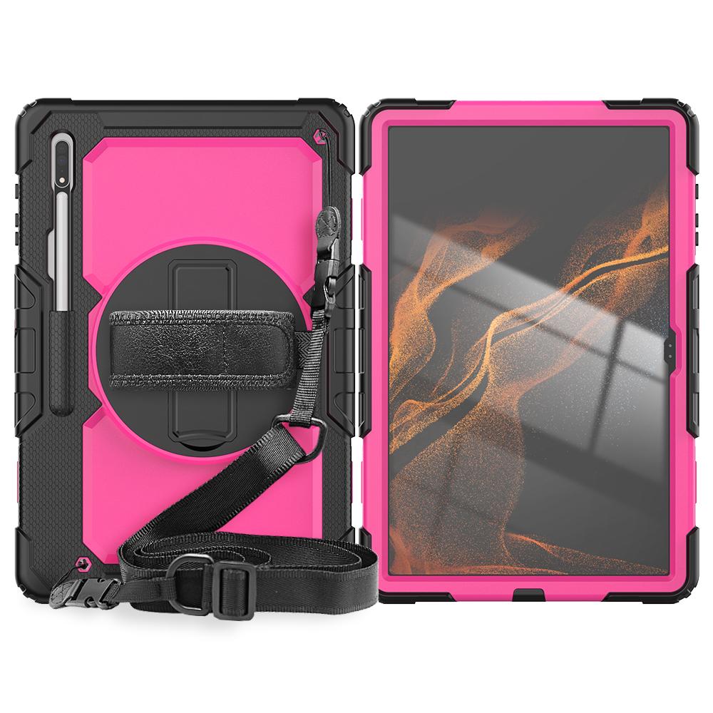 Armor Heavy Duty для Samsung Galaxy Tab S8Ultra Smart Tablet Case для 12,4 Samsung S7Plus A8 10,5 X200 A7 Lite 10,4 T500/T505 Силиконовый защитный чехол