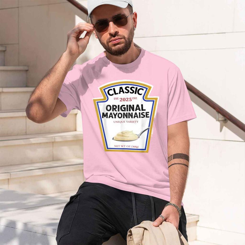 2026 New Diy Halloween Group Costume Tee Mayo Condiunisext Themed Funny Outfit Novelty Halloween Team Graphic Tshirt