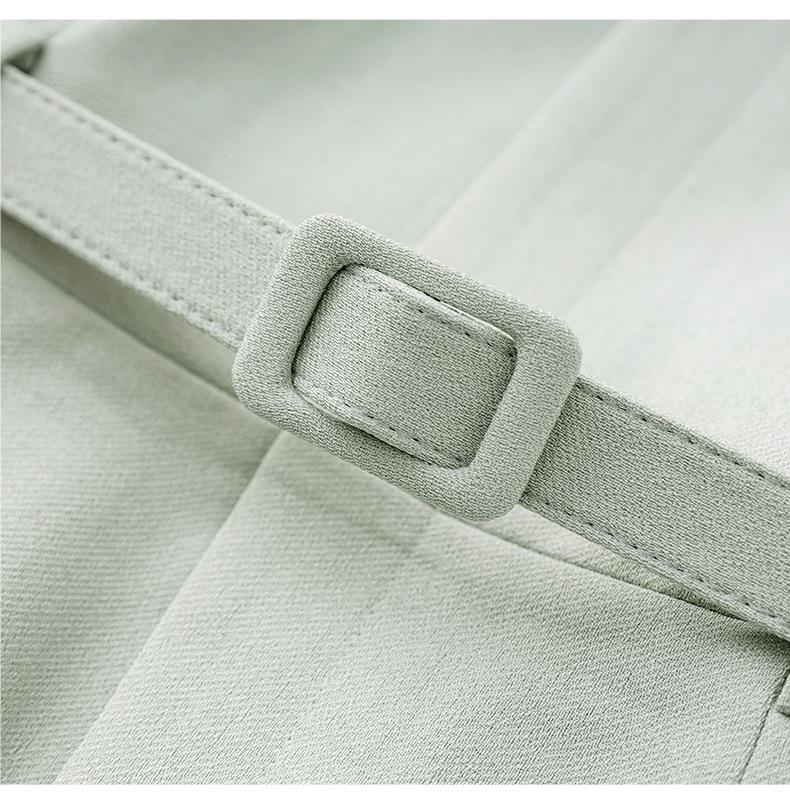 French-Inspired Waist-Cinching Ruffle Sleeve Dress