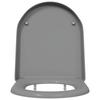 Toilet Seat Gray 49 x 36 x 4 cm Duroplast