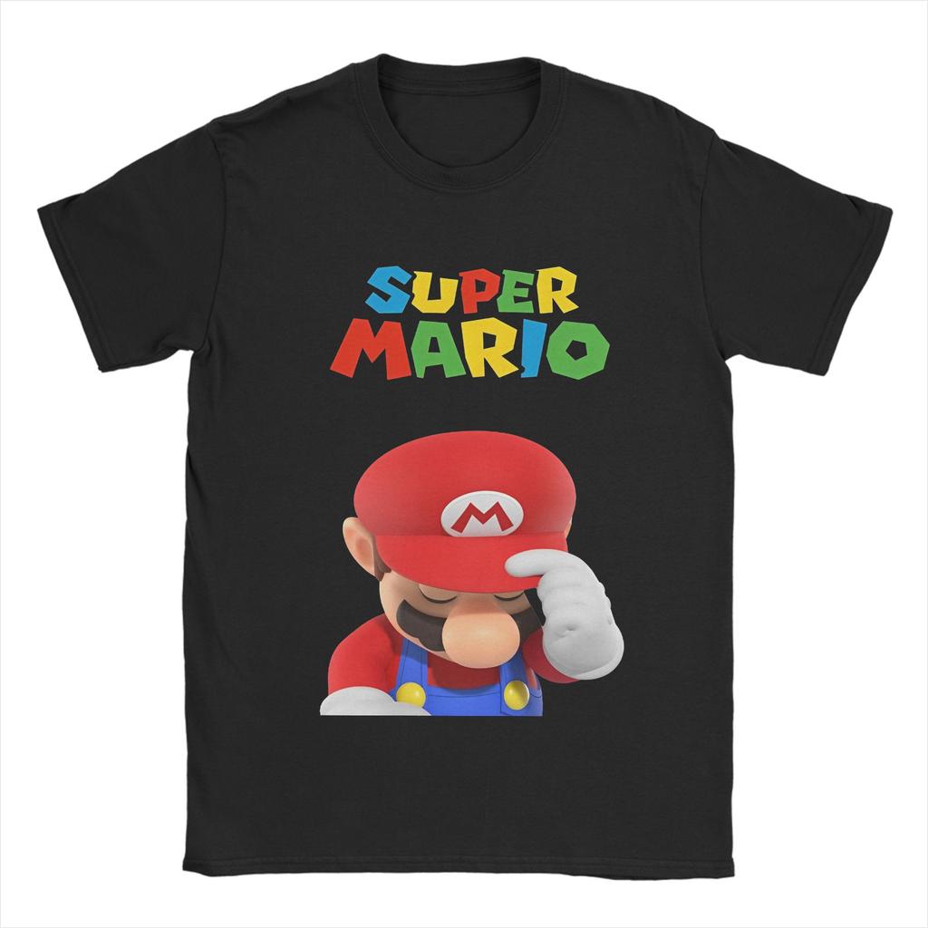Unisex Women Marios Power up T Shirt 100 Cotton Clothes Vintage Short Sleeve O Neck Tees Unique TShirts