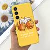 Для Samsung A25 5G 2023 Чехол SM-A256B Милый Утенок-Астронавт Тонкий Мягкий Силиконовый Задний Чехол для Телефона Для Samsung A55 A35 5G A356B Coque