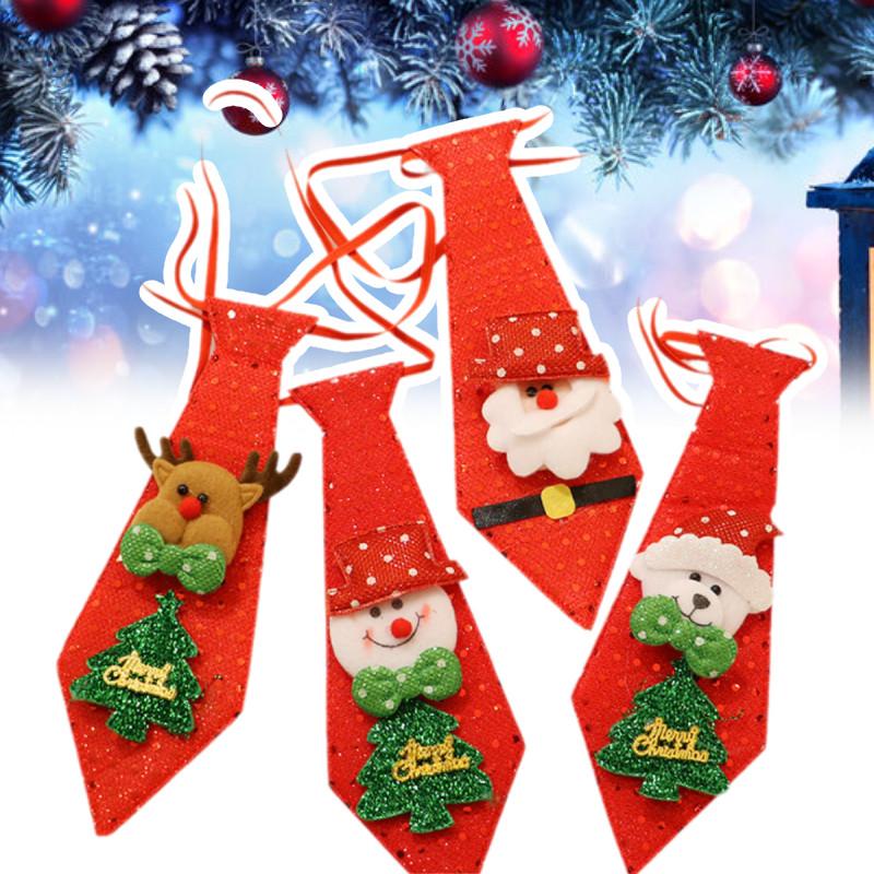Unique Christmas Tie For Kids And Adults With Eye-catching Sequins And Holiday Designs