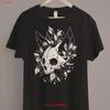 Cat Skull T Shirt Gothic Witchcore Aesthetic Goblincore Clothing Unisex Vintage Fashion Breathable Top For Everyday Wear