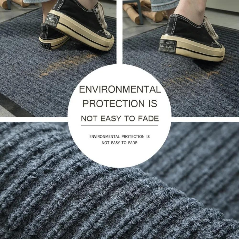 1 шт. моющийся и нескользящий входной коврик для дома и улицы моющийся коврик для прихожей коврики для пыли и пятен можно резать коврик