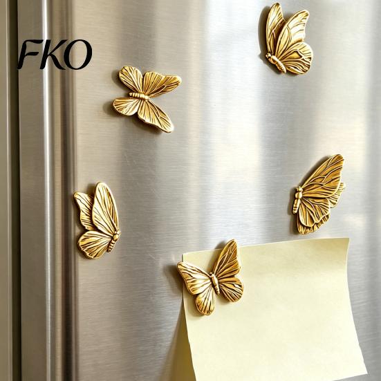 Resin Fridge Magnet 3D Butterfly Refrigerator Magnet, Shape Decorative for Whiteboard Locker Door