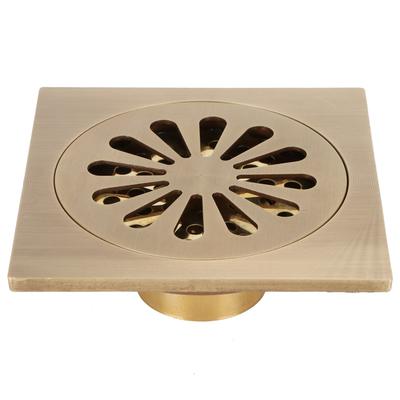 Комплект сливного отверстия в полу в европейском стиле, антикварная медная душевая кабина, туалет, аксессуары для ванной комнаты