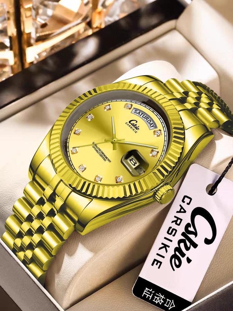 Швейцарский бренд Ультратонкие Мужские Стальные Бизнес-Часы - Высококлассный Водонепроницаемый Дизайн