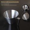 Stainless Steel 100ml Espresso Measuring Cup with Scale