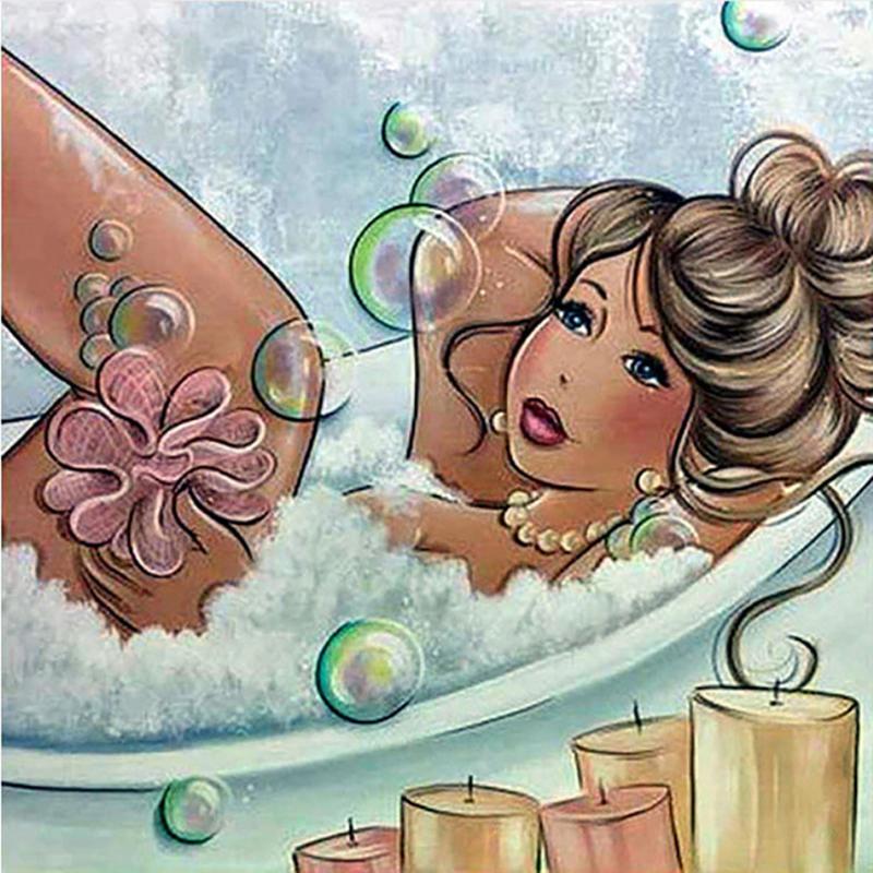 5D алмазная живопись мультфильм сексуальные женщины полный круглый толстые дамы вышивка алмазная мозаика изображение стразы Декор подарок