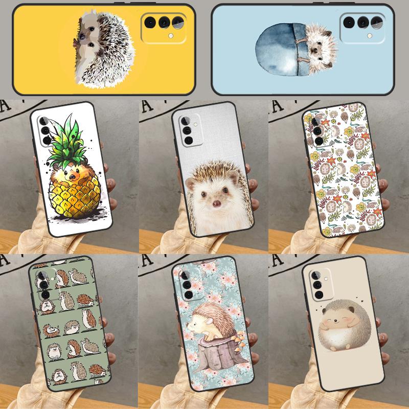 Animal Hedgehog Case For Samsung Galaxy A05 A06 A22 A53 A33 A26 A16 A56 A36 A32 A52 A54 A34 A14 A55 A15 A35
