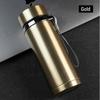 1000 мл двойной термос из нержавеющей стали в деловом стиле портативная наружная автомобильная термокружка для кофе и чая изоляционная бутылка