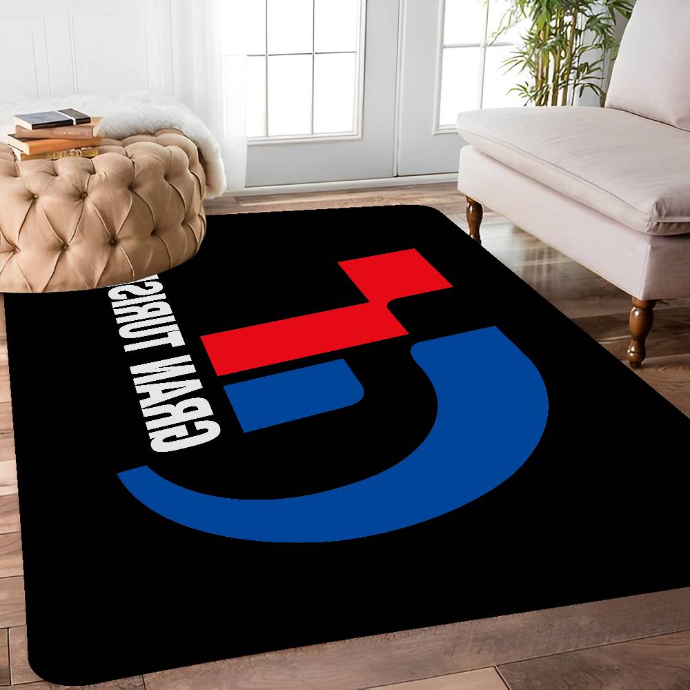 G Gran Turismo Room Mats Cheaper Anti slip Modern Living Room Balcony Printed Welcome Rug
