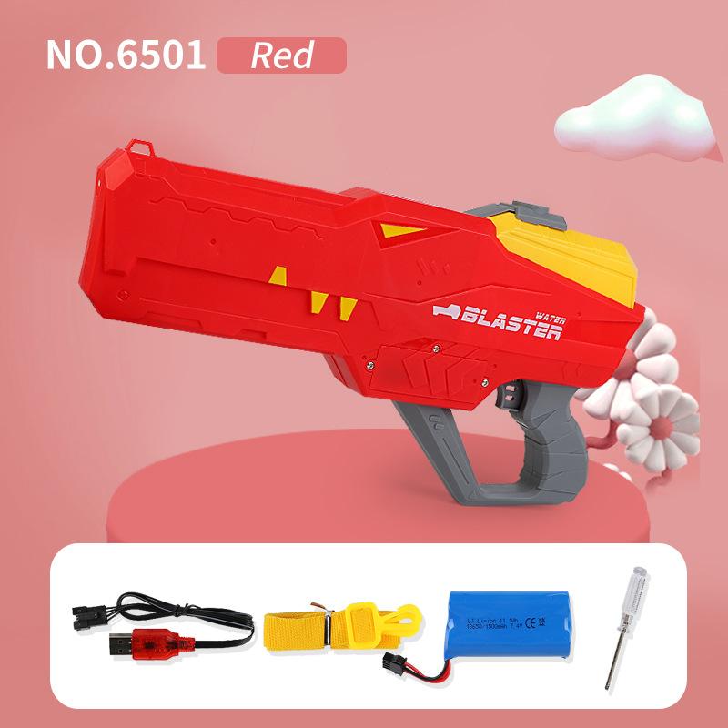 Summer Children'S Shark Electric Continuous Water Gun Toy High Pressure Powerful Water Gun Water Battle Casual Toy
