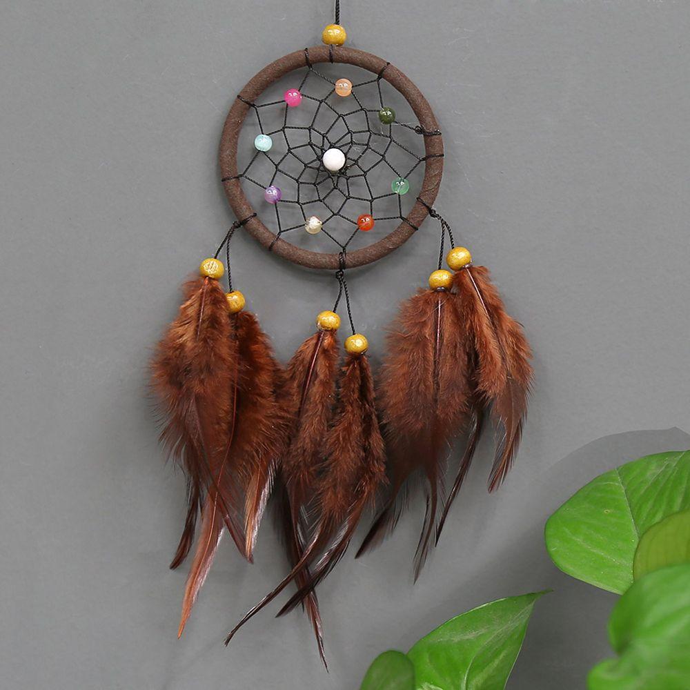 Ornament Feather Dreamcatcher Car Pendant Wind Chimes Dream Catcher Car Hanging Hanging Ornaments