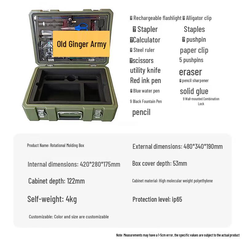 Полевой операционный ящик ротомолдинговый военного класса