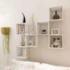 Shelf Creative Storage Wall Mounted Grid Rack Bedroom Nightstand Decorative